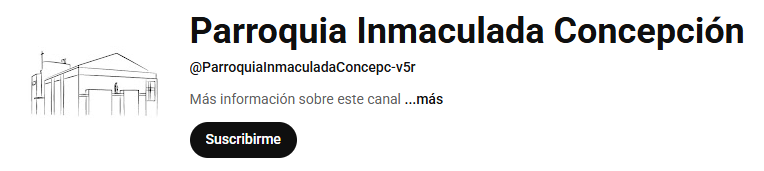 Canal de YouTube de la Parroquia