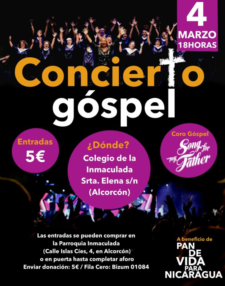 PAN DE VIDA: Concierto góspel – 4 de marzo