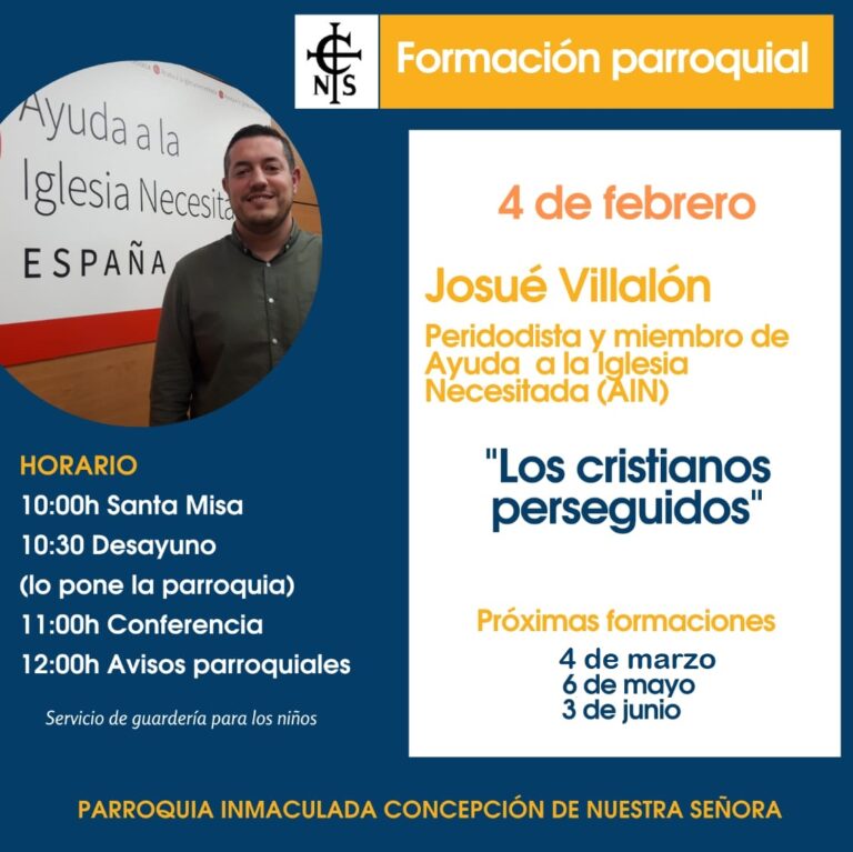 FORMACIÓN PARROQUIAL – 4 FEBRERO 2023