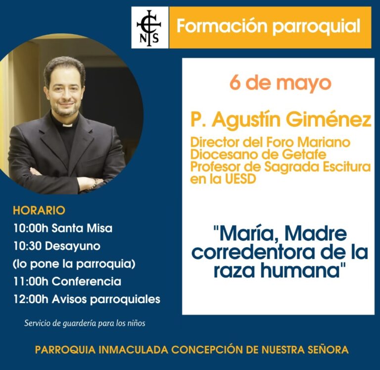 FORMACIÓN PARROQUIAL – 6 MAYO 2023