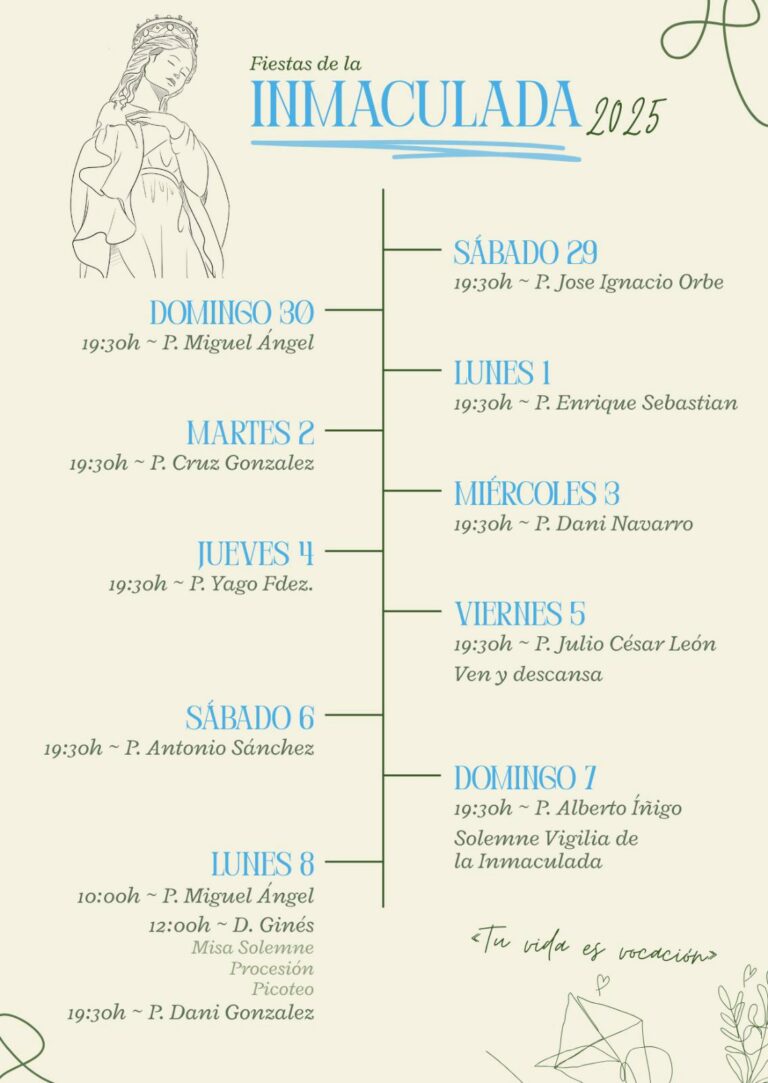 Novena a la Inmaculada