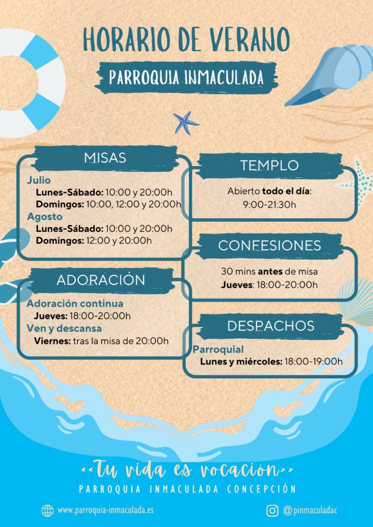 Horarios Verano 2026